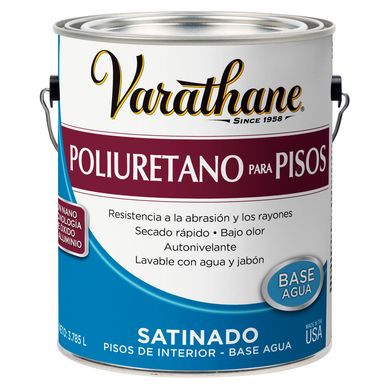 Poliuretano para pisos base agua Varathane Satinado 3,785L