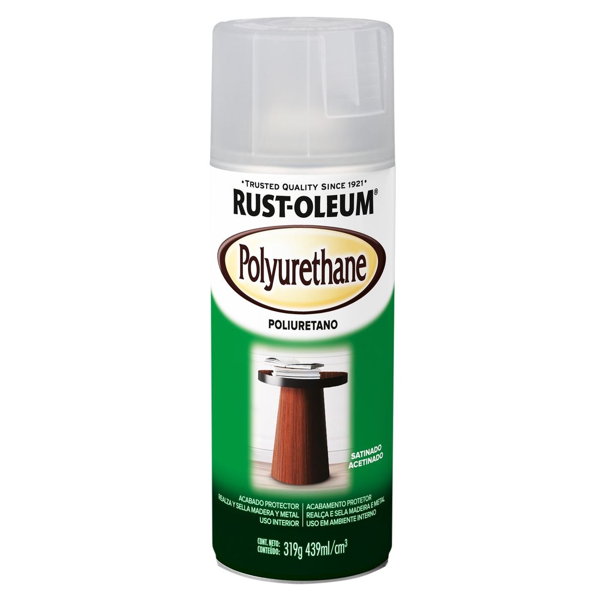 RUST OLEUM - Poliuretano en Aerosol Satinado 319 Gr.