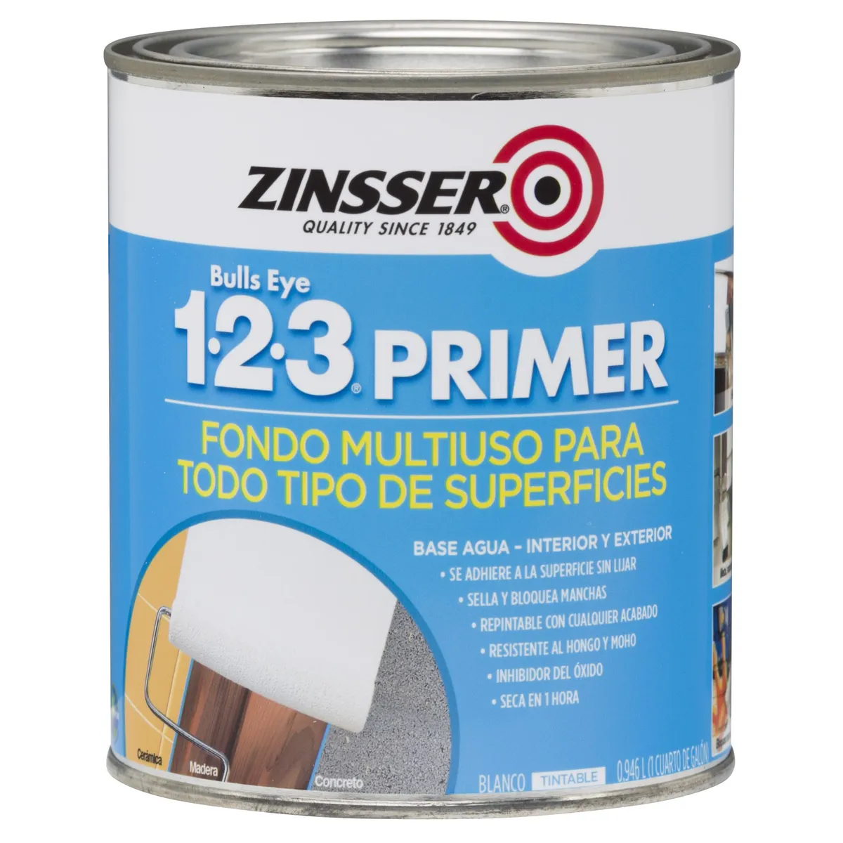 RUST OLEUM - Imprimante Zinsser 123 Fondo Multiuso 0,946 L