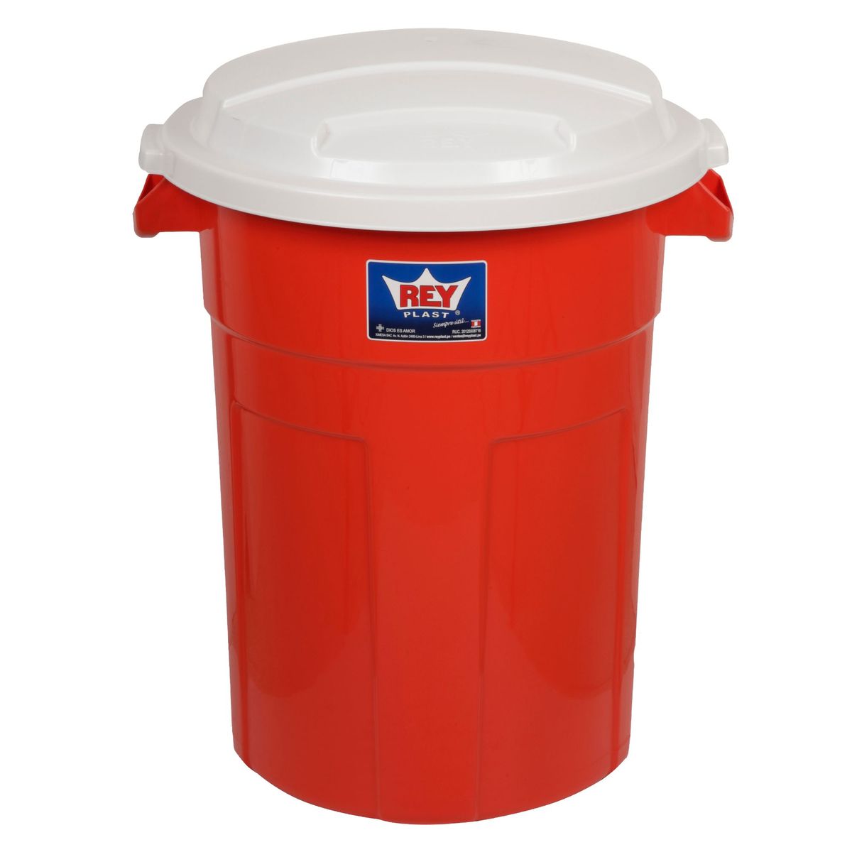 REYPLAST - Basurero de Plástico Color Aleatorio 122L