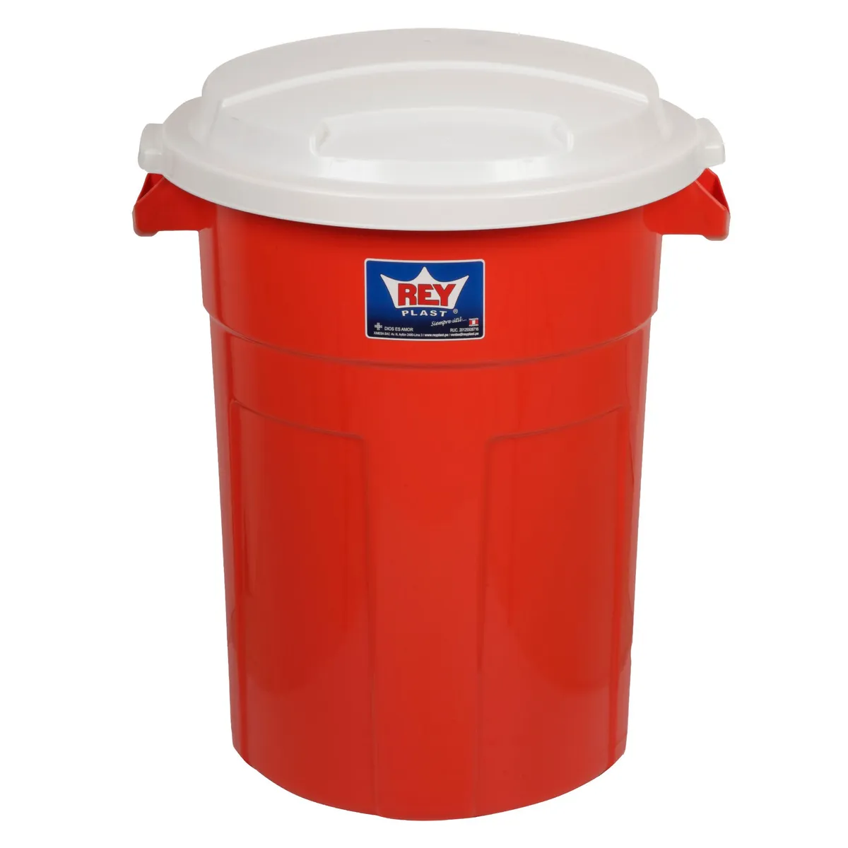 REYPLAST - Basurero de Plástico Color Aleatorio 122L