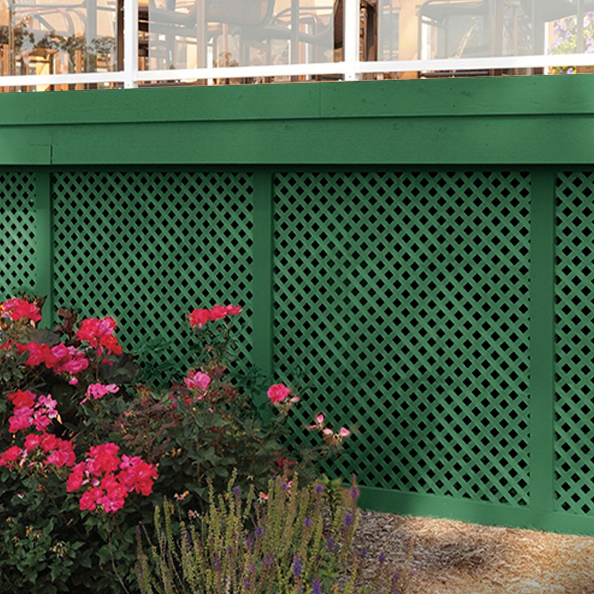 GEOMATRIX - Enrejado Diamante Verde 122x244cm