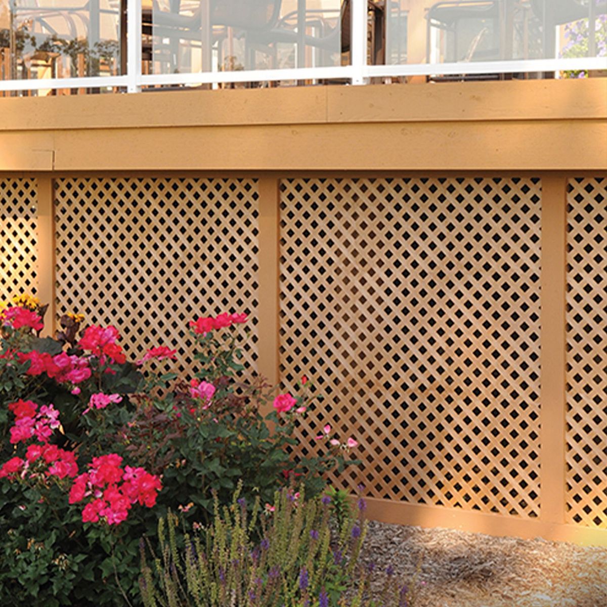 GEOMATRIX - Enrejado diamante 121.5 x 244 cm