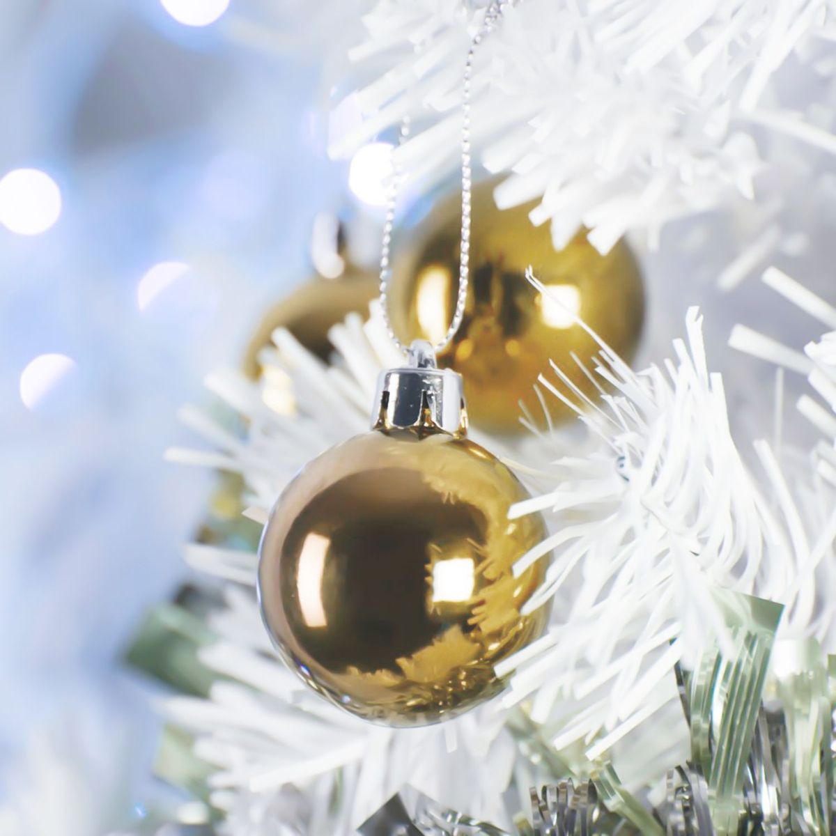 DEAR SANTA - Set 24 Esferas Brillo Dorado Navidad 2cm