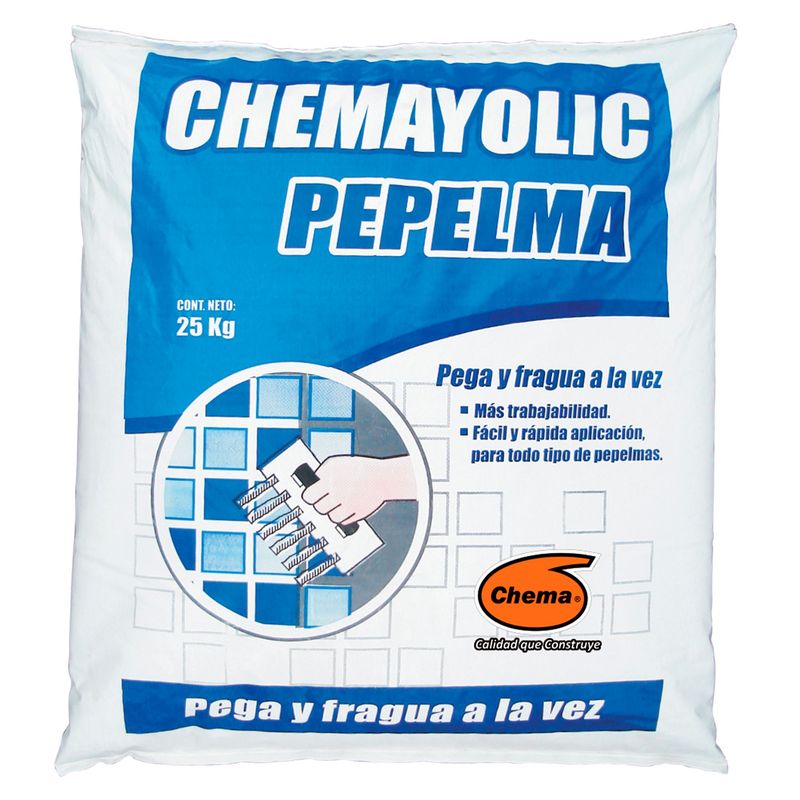 CHEMA - Pegamento para Pepelmas Chema Blanco 25kg