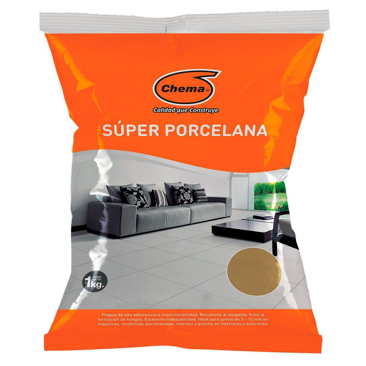 CHEMA - Fragua para Cerámicas o Porcelanatos Chema Chocolate 1kg