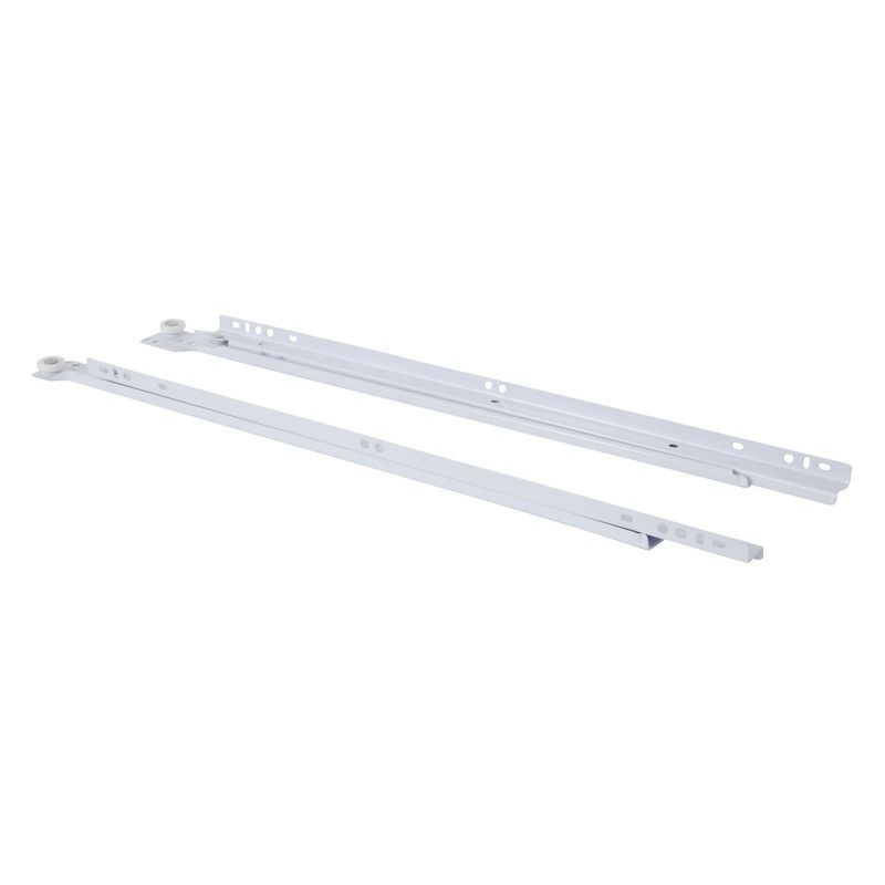 FIXSER - Corredera de Cajón 18" 45 cm. Blanco x 2 unid.