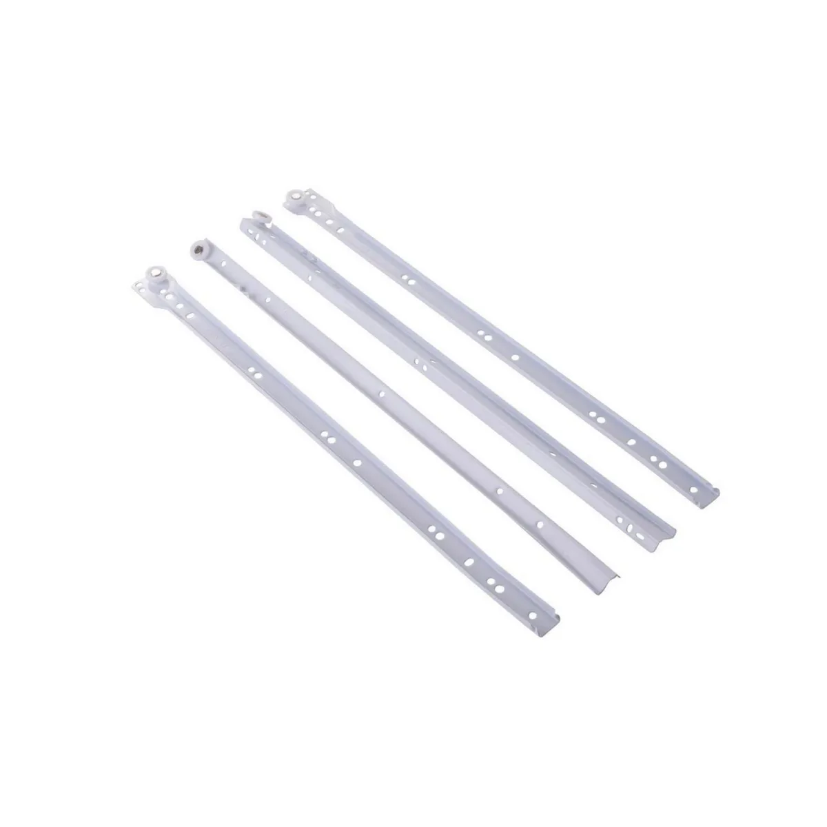 FIXSER - Corredera para Cajón 20-50 cm. Blanco x 2 unid.