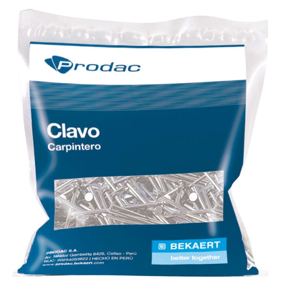 PRODAC - Clavo Carpintero sin Cabeza 3/4" 500 gr.
