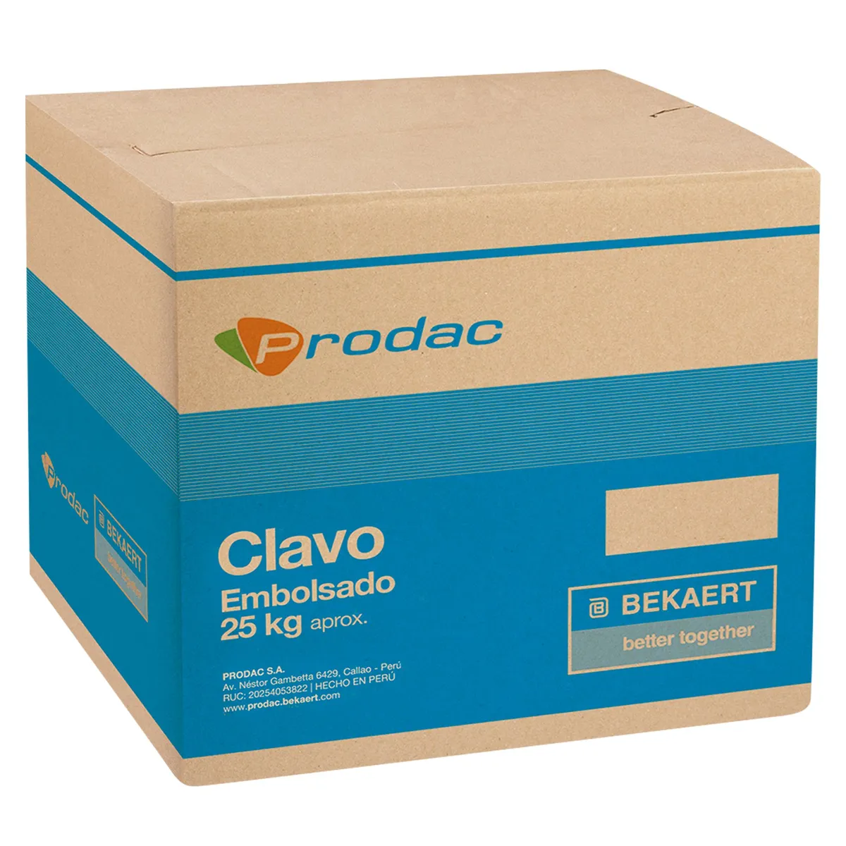 PRODAC - Clavo de 2Pulgadas Albañil con Cabeza x 1 kg