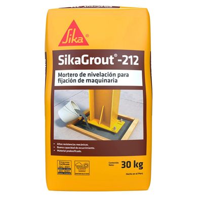 Mortero Autonivelante para Fijacin de Estructuras SikaGrout-212 x 30kg