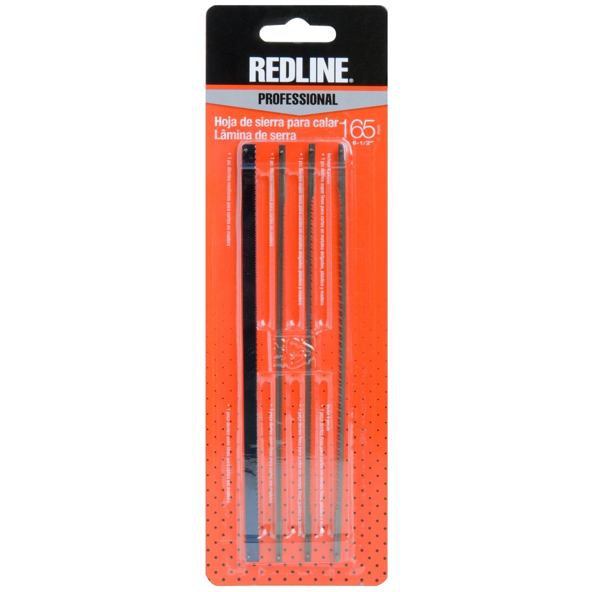 REDLINE - Hojas De Sierra Calar 4 Unidades Redline