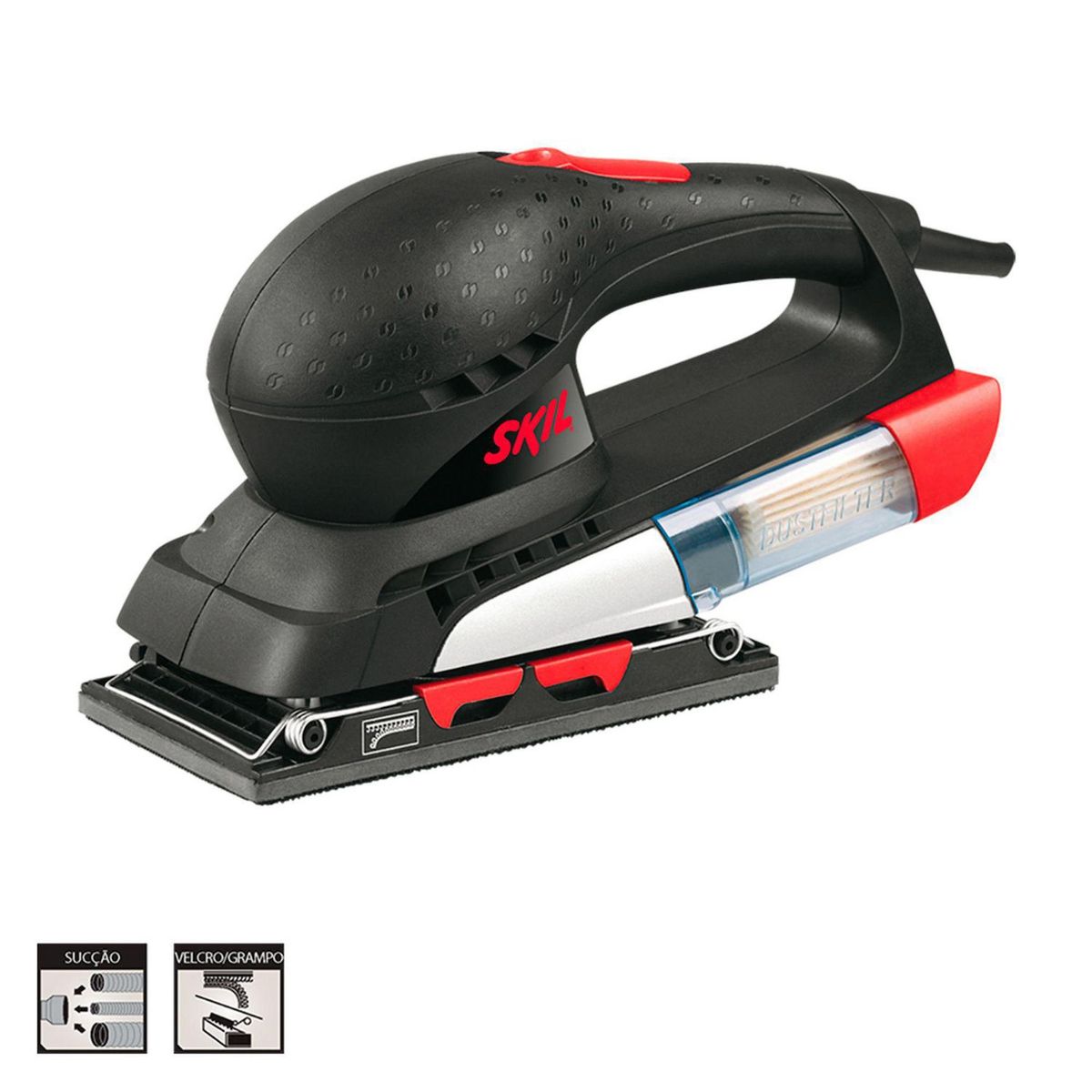 SKIL - Lijadora Orbital Eléctrica 1/3" 200W Skil