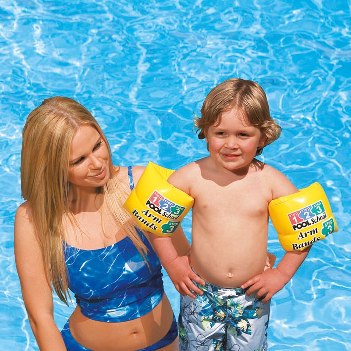 INTEX - Flotador de Brazos Step 3 Amarillo