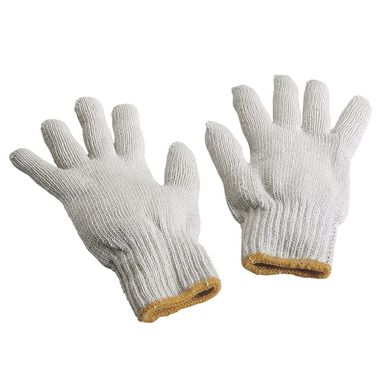 Guantes de Seguridad Hilo Color Natural con Puntos PVC de Negro