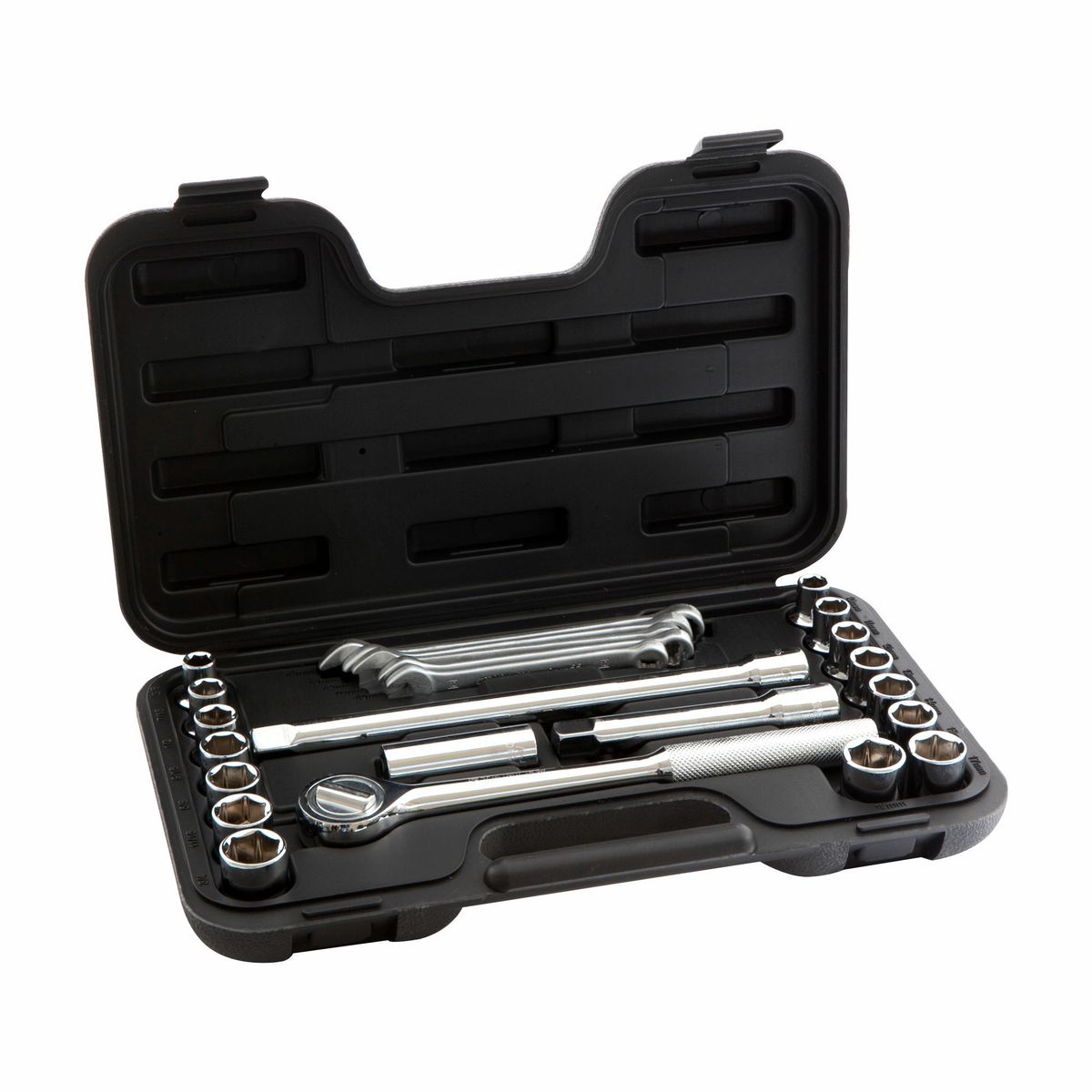 STANLEY - Set 25 Llaves y Dados Stanley 1/2" Milimetros/Pulgadas