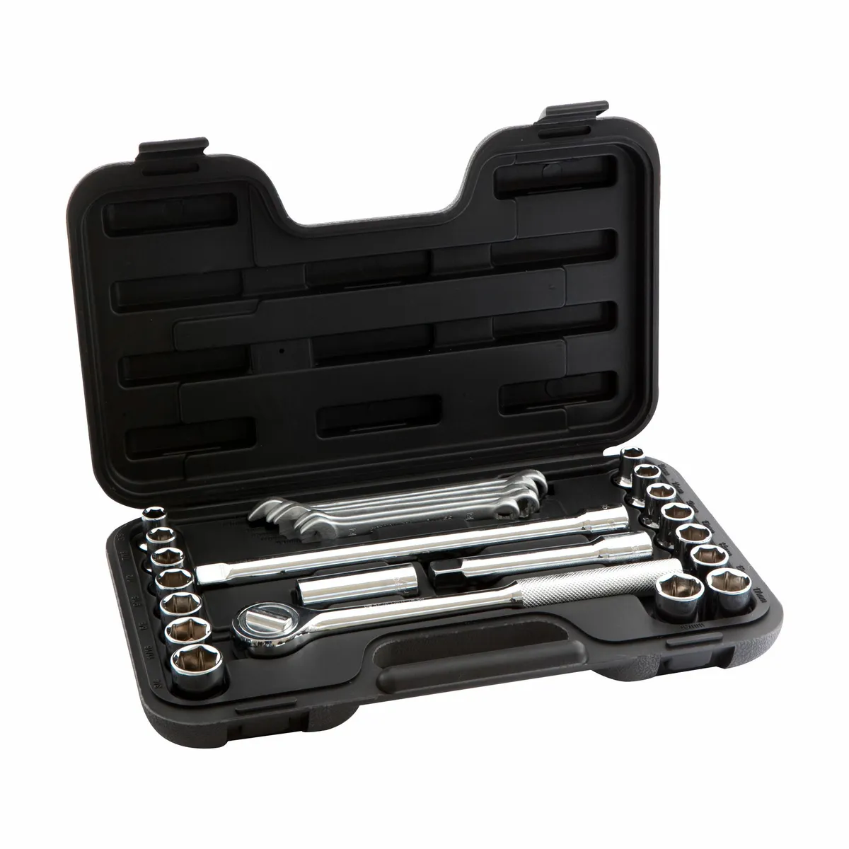 STANLEY - Set 25 Llaves y Dados Stanley 1/2" Milimetros/Pulgadas