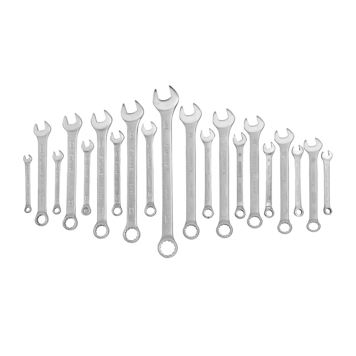 STANLEY - Set Llaves Mixtas Stanley Milimetros/Pulgadas 20 Unidades