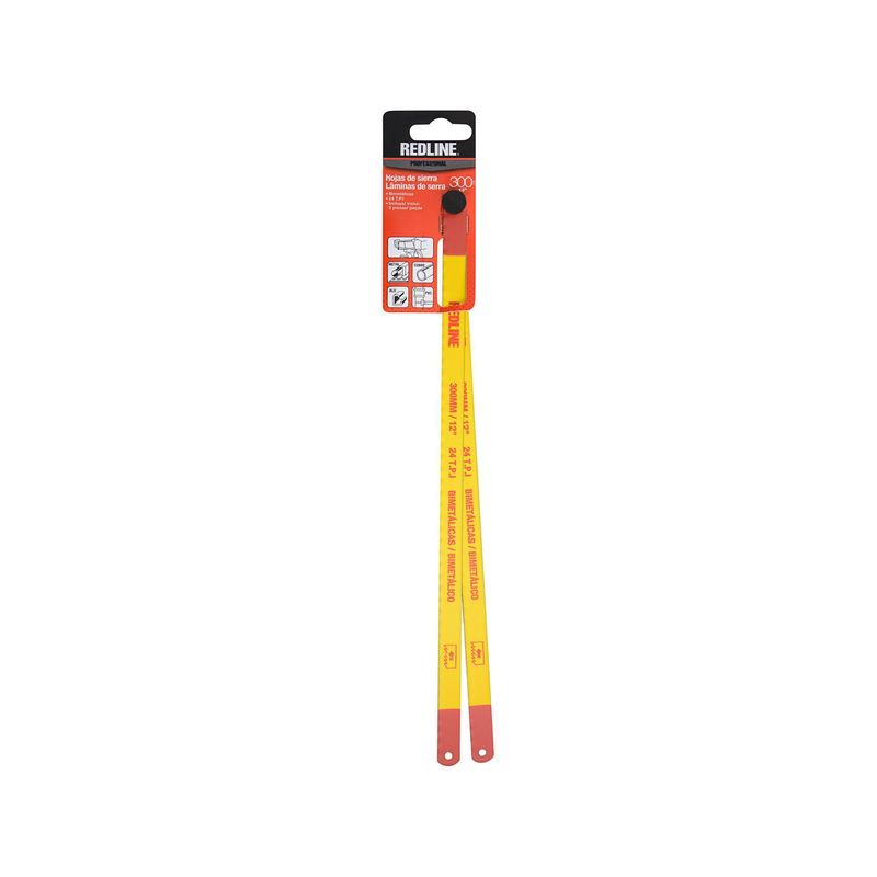 REDLINE - Hoja De Sierra Bimetal 12" 24 Dientes Acero 2 und Redline