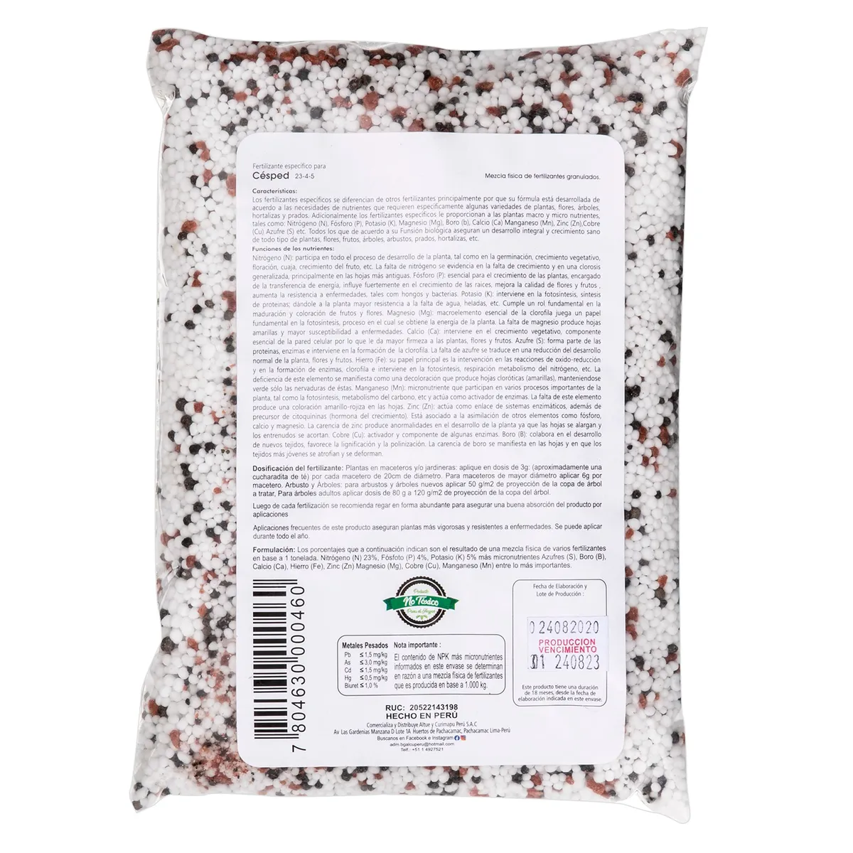 CM - Fertilizante para Césped 1kg