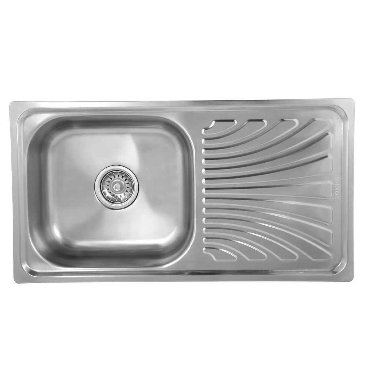 Lavadero de Cocina Acero Inoxidable 1 Poza con Escurridor 75x40cm, marca LUXFOR - Foto 2