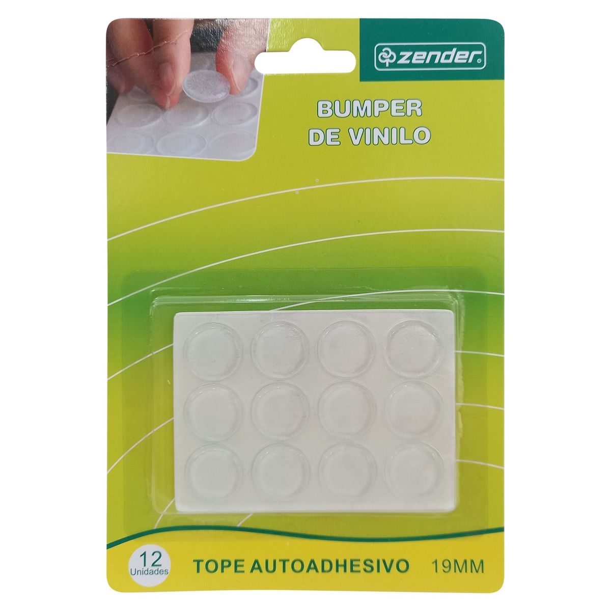 FIXSER - Bumper Adhesivo 19 mm. x 12 unid.