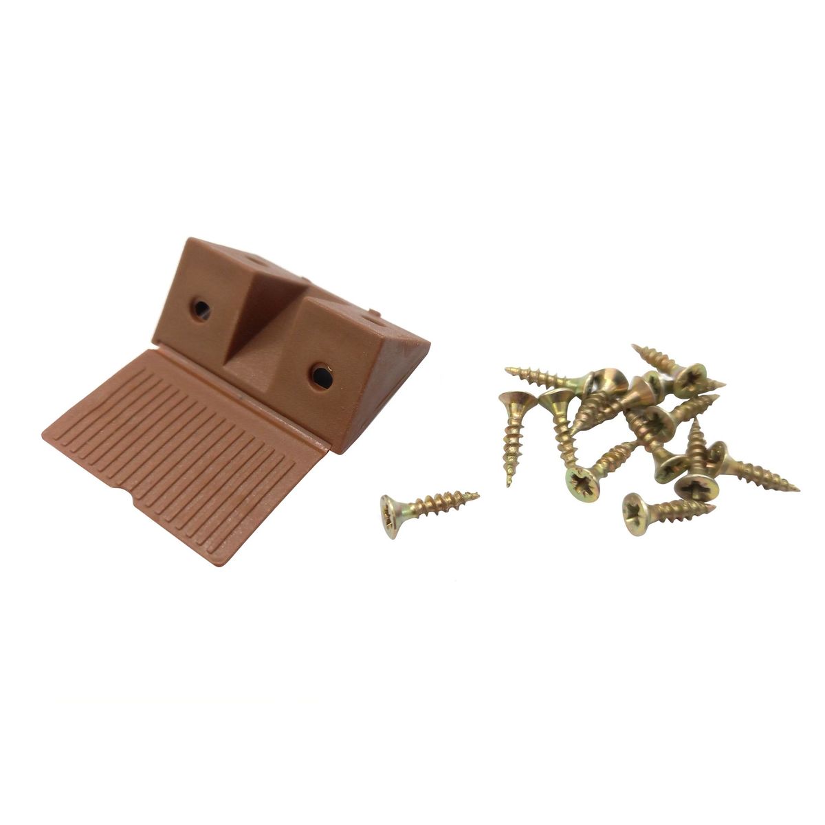 GENERICO - Soporte Angular Doble Marrón