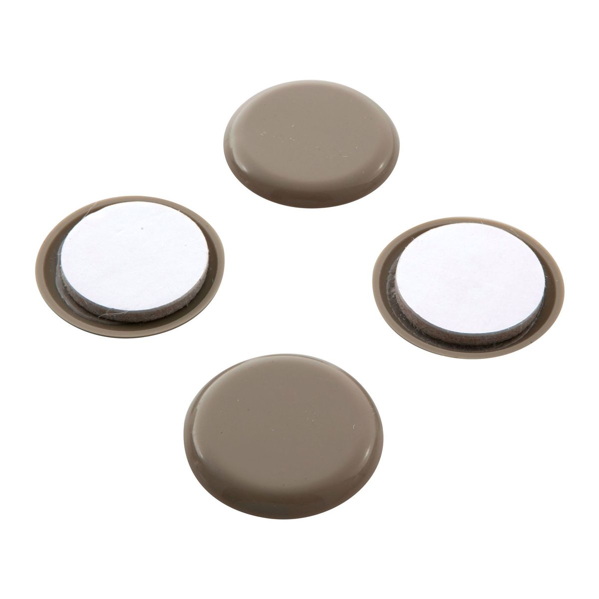 ZENDER - Pads de Plástico Deslizantes 2" x 4 unid.