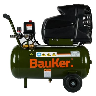 Compresor De Aire Elctrico 2HP 25 Lt  Bauker