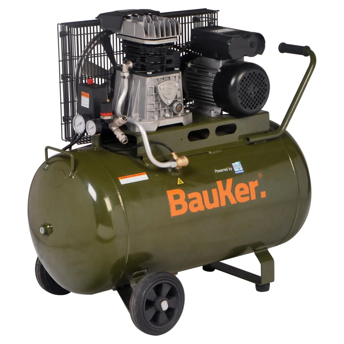 BAUKER - Compresor de Aire 2HP 100lt Bauker