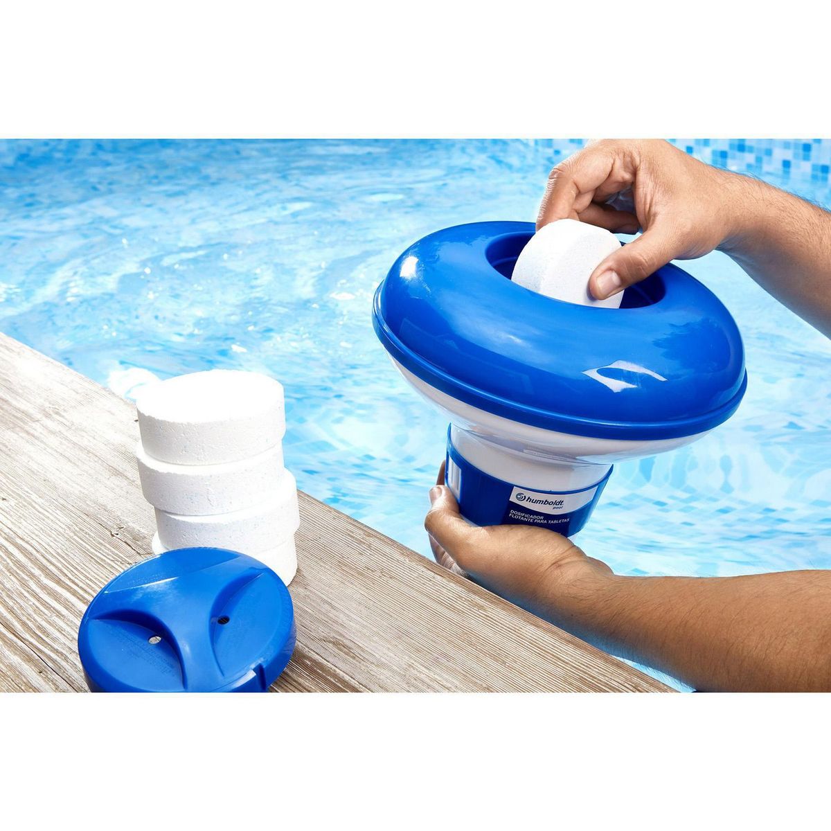 HUMBOLDT - Flotador para Pastillas de Cloro