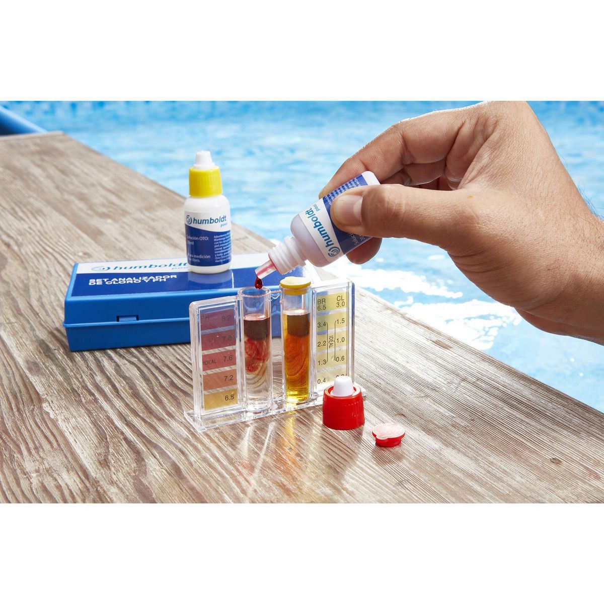 HUMBOLDT - Set Analizador de Cloro y PH