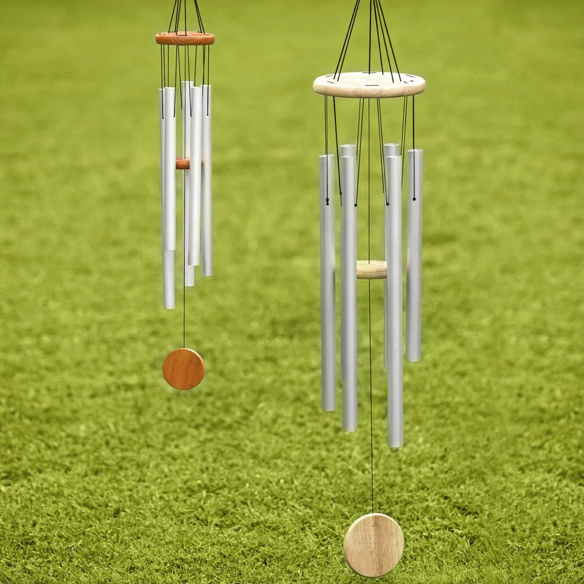 CASA BONITA - Adorno Movil de Bambu y Aluminio 79cm