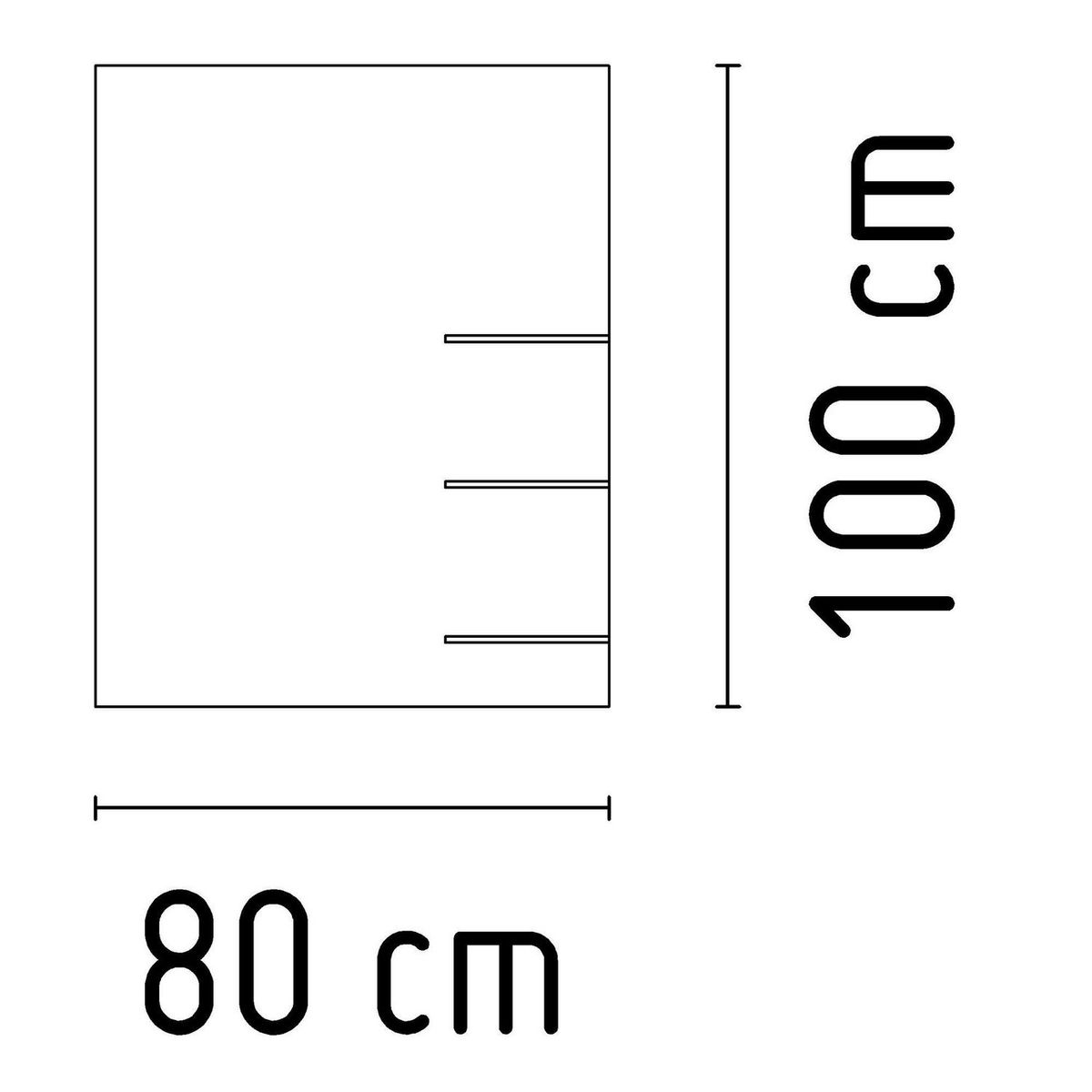 SENSI DACQUA - Espejo Denver 100 x 80 cm