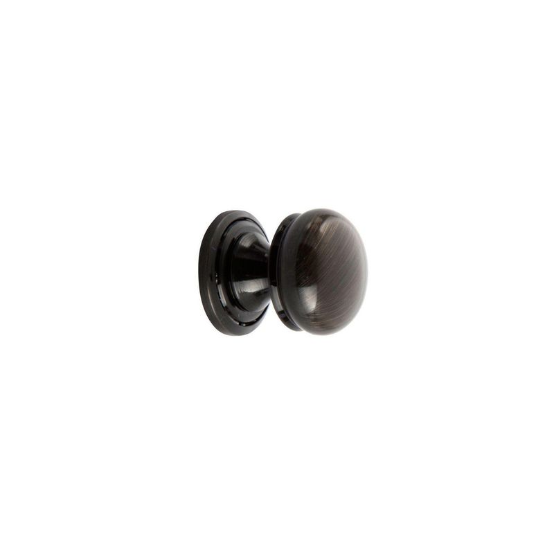 GENERICO - Tirador de Perilla Bronce Níquel Oscuro 22 mm.