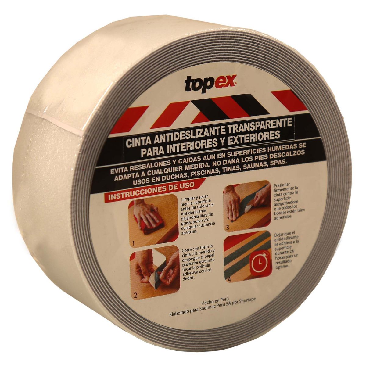 TOPEX - Cinta Antideslizante TOPEX 2 x 5 yd.