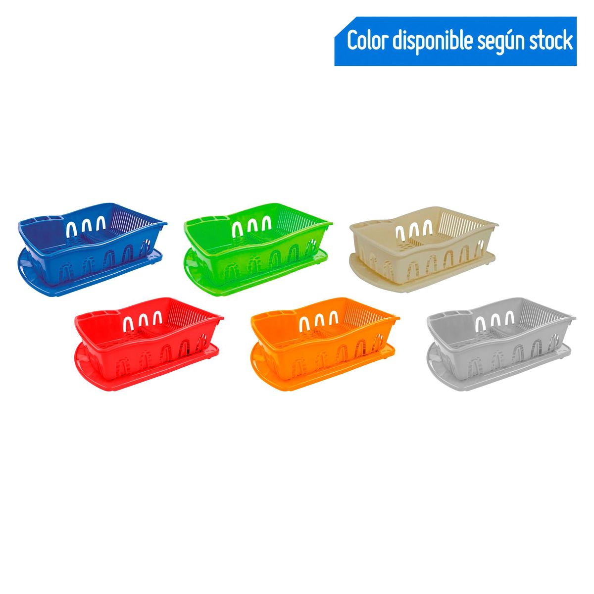 REYPLAST - Escurridor de Platos Primor Colores Surtidos