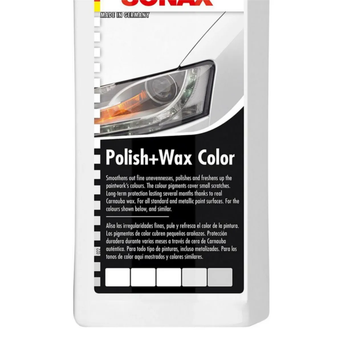 SONAX - Cera para Autos Sonax Polish + Wax Color Blanco 500 ml