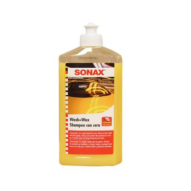 Shampoo para Autos Sonax con Cera Wash & Wax 500 ml