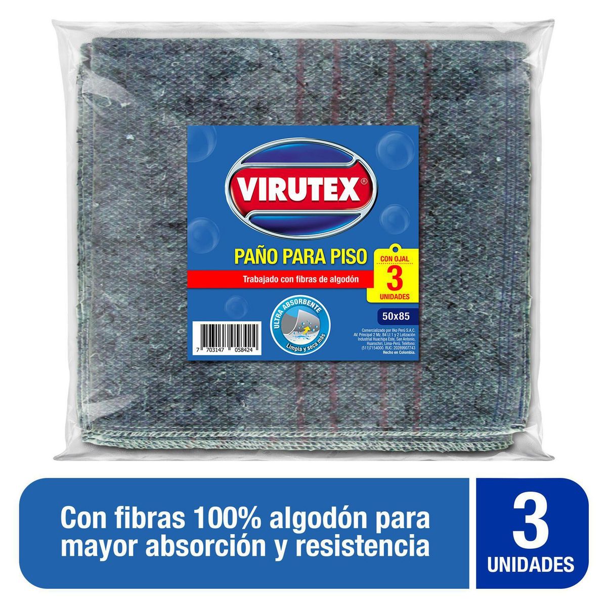 ORGILL - Paño para Piso x3 unidades