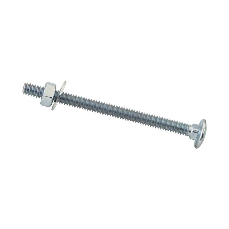 FIXSER - Perno con Tuerca y Arandela 1/4x3 1 /2 Pulgadas x 4unid
