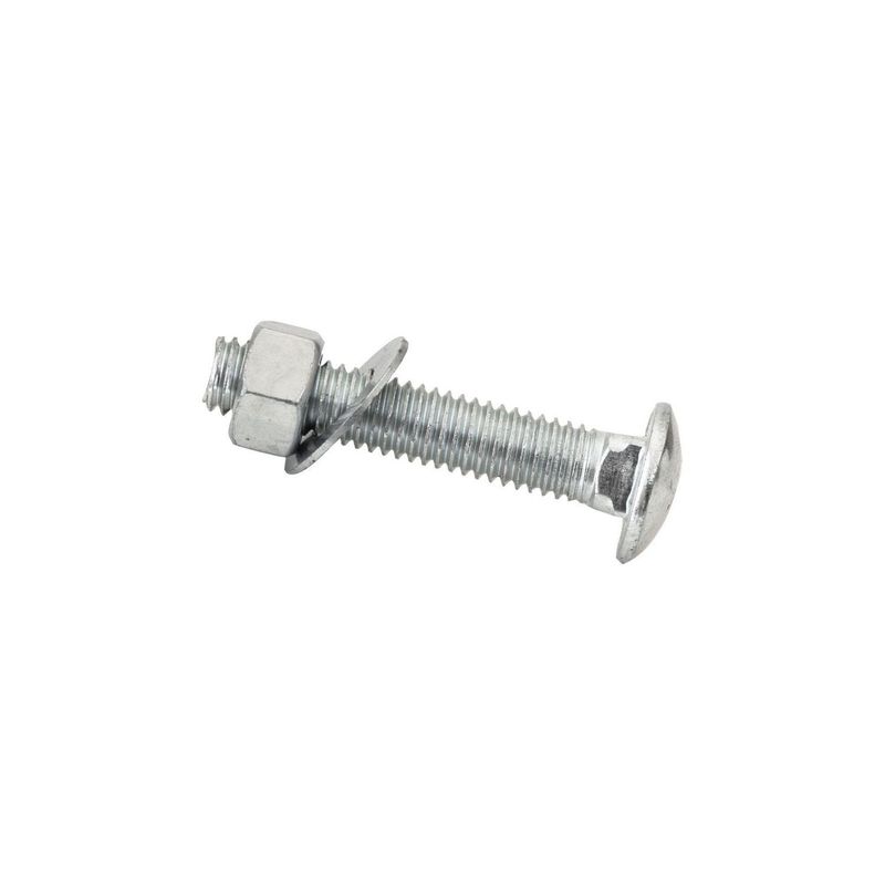 FIXSER - Perno con Tuerca y Arandela 3/8x2 Pulgadas x 4unid