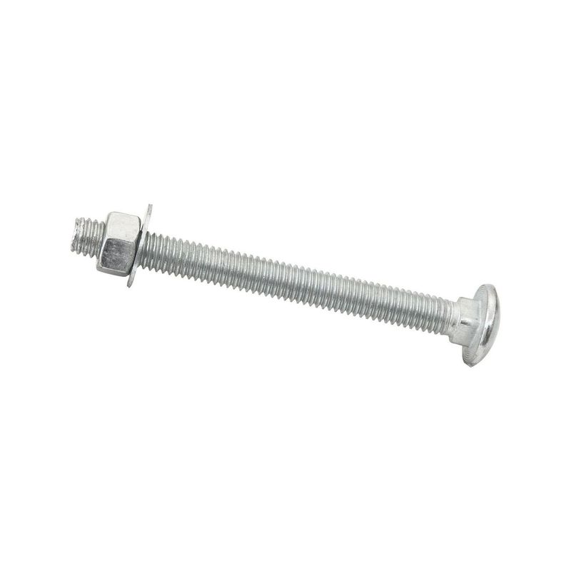 FIXSER - Perno con Tuerca y Arandela 3/8x4 Pulgadas x 4unid