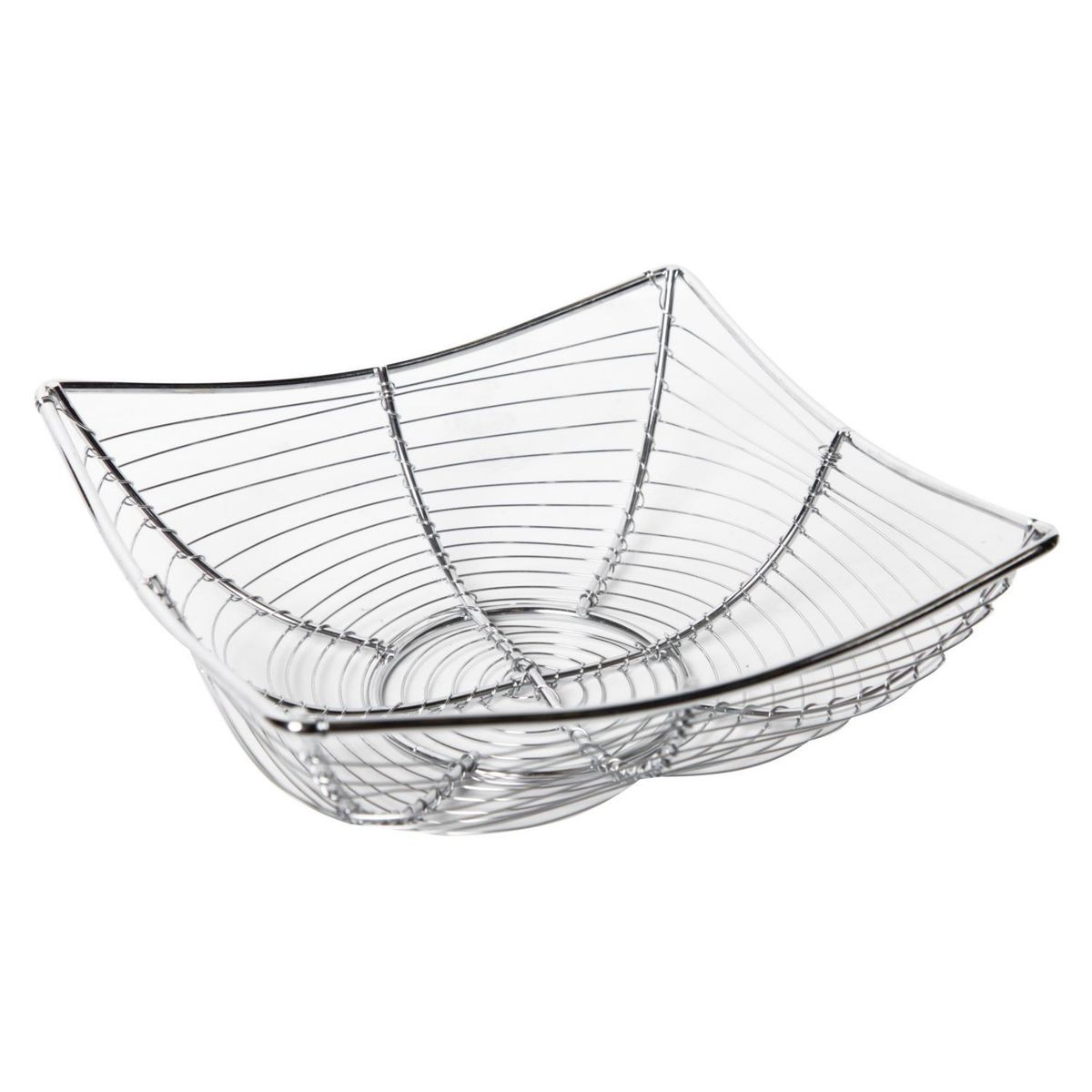 CASA BONITA - Porta fruta cromado Plateado