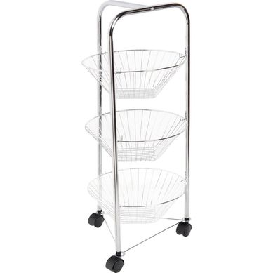 Carrito Organizador Cromado 3 Niveles