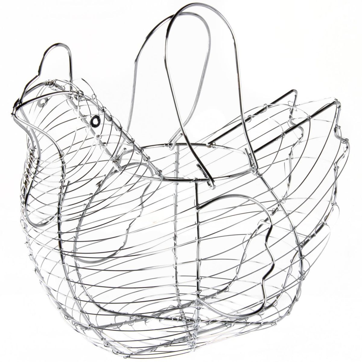 CASA BONITA - Porta Huevos Gallina Metal