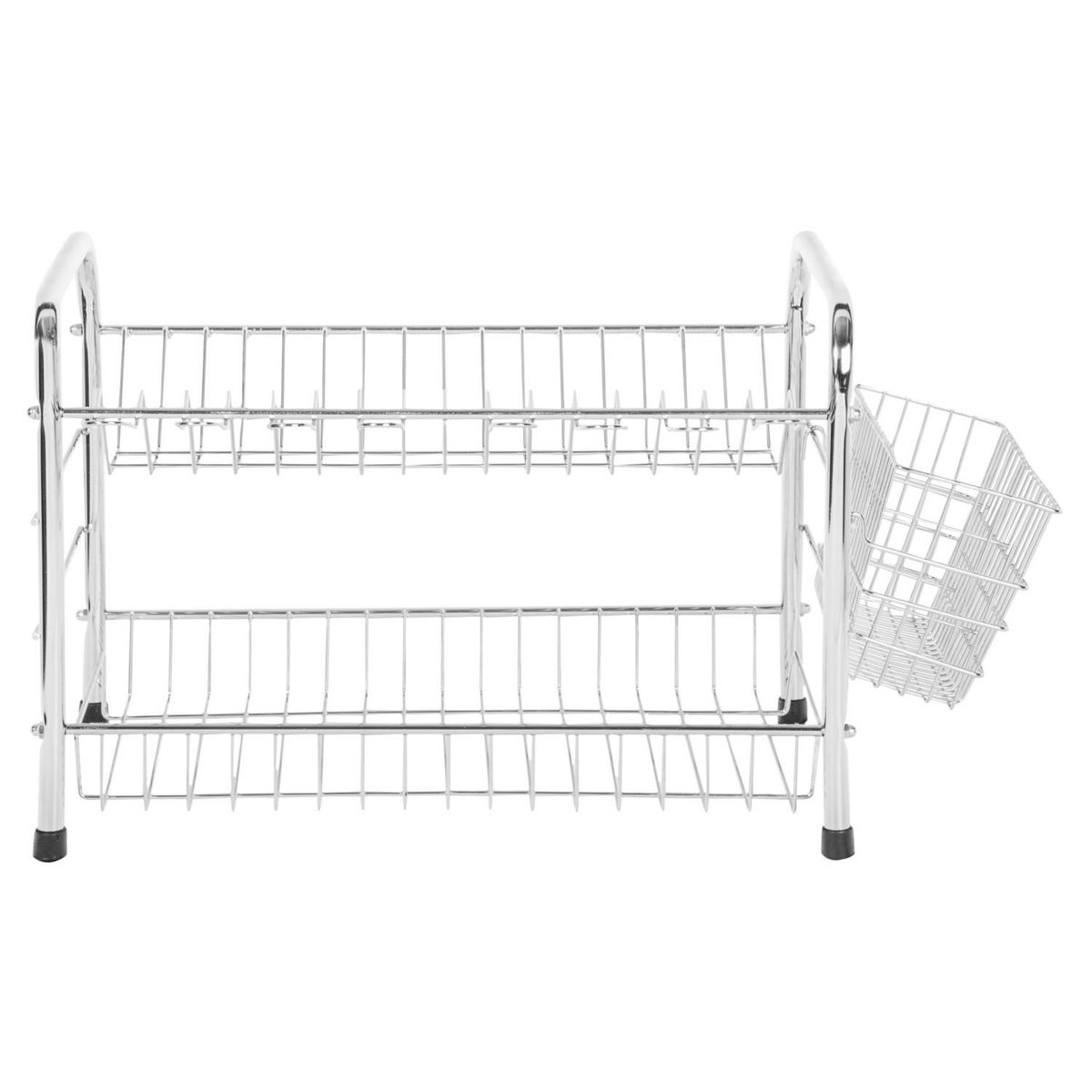 CASA BONITA - Escurrido de Platos 2 Niveles Acero Cromado