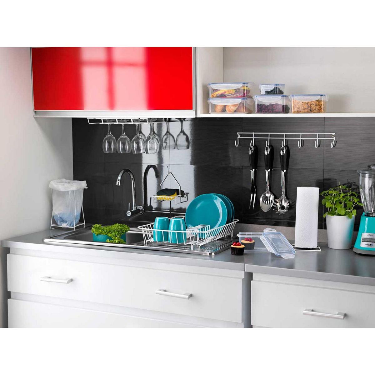 CASA BONITA - Escurridor de Platos Blanco