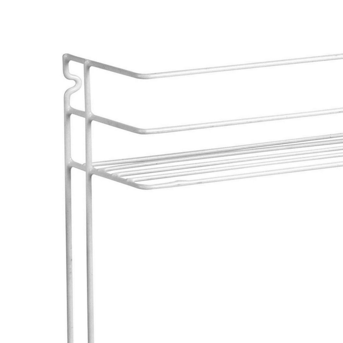 FQ - Repisa Organizador de Cocina 2 Niveles 31x29x10cm Blanco