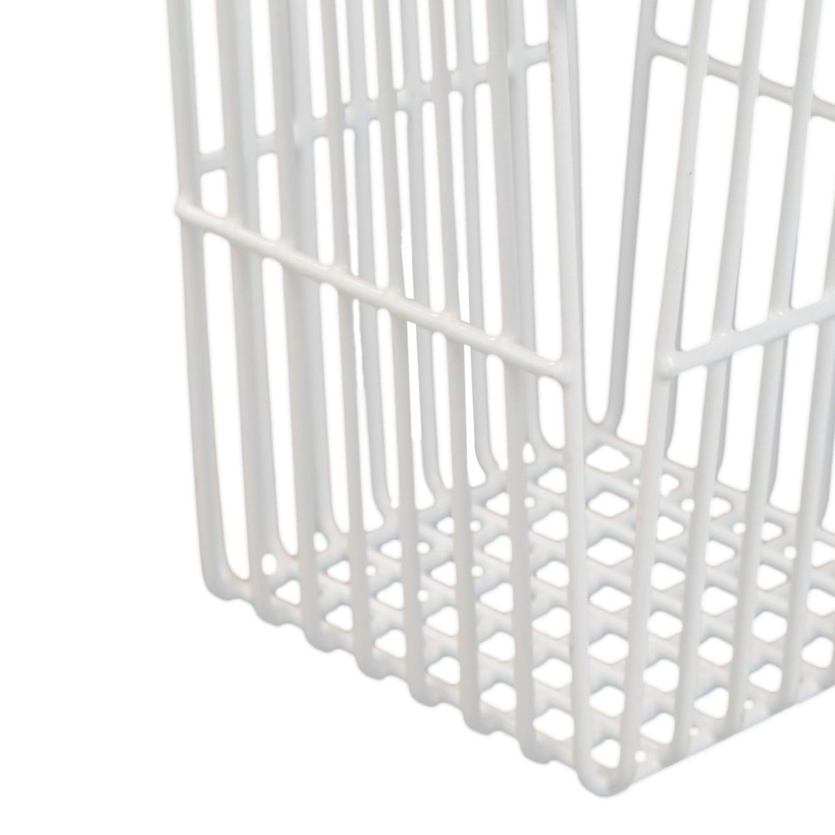 CASA BONITA - Canasto Organizador de Cocina Multiuso Blanco 13x11x9.5cm